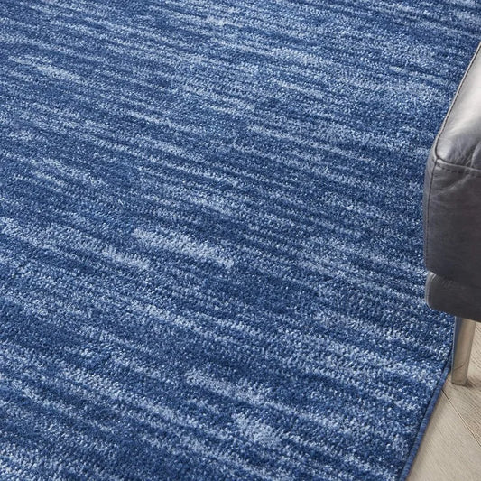 Essentials 4' x 6' Navy Blue Fabric Outdoor Area Rug (4' x 6')
