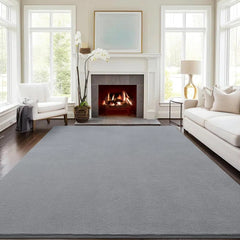 Black Rugs for Living Room 5x7 Feet Shag Rugs for Bedroom Area Rug Modern Soft Rugs for Kids Room,Nursery