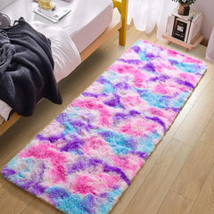 Fluffy Runner Rugs for Bedroom Living Room Soft Shag Rug 3x5 Feet, Non Slip ,Fuzzy Bedside Rug for Kids Boys Room Home Decor