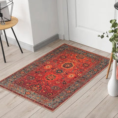 2x3 Rug - Machine Washable Entry Rug with Non-Slip Backing, Ideal for Enteryway, Kitchen, Bathroom,