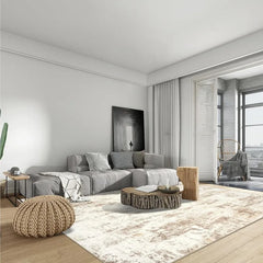 8x10 Area Rugs Washable Rug: Large Modern Abstract Living Room Rug Soft Anti-Skid Thin Carpet Indoor Floor Non-Shedding