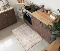 2x3 Rug - Machine Washable Entry Rug with Non-Slip Backing, Ideal for Enteryway, Kitchen, Bathroom,