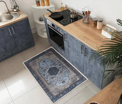 2x3 Rug - Machine Washable Entry Rug with Non-Slip Backing, Ideal for Enteryway, Kitchen, Bathroom,