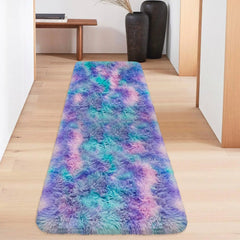 Fluffy Runner Rugs for Bedroom Living Room Soft Shag Rug 3x5 Feet, Non Slip ,Fuzzy Bedside Rug for Kids Boys Room Home Decor